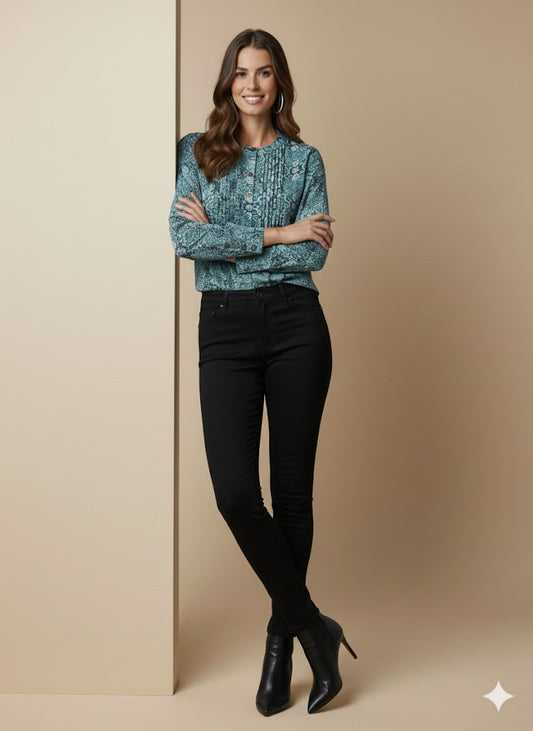 Midnight Mosaic Top